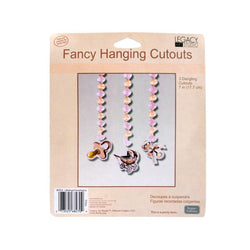 3 Count 7 Inch Little Angel Fancy Hanging Cutouts