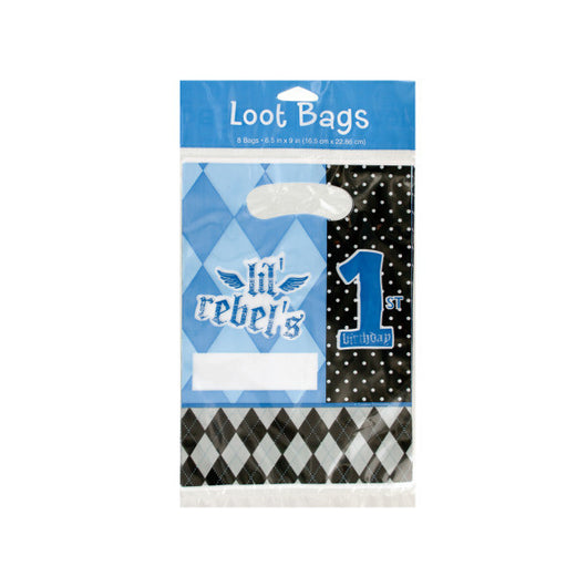 8 Pack First Rebel Loot Bags 6.5 X 9 Inch