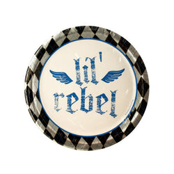 8 Pack First Lil Rebel 6 3/4 Inch Plates