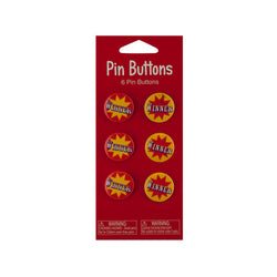 6 Pack Bigtop Winner Favor Buttons