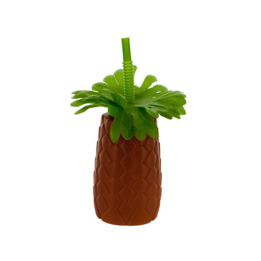 Palm Tree Sipper Cup With Straw