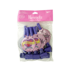 Her Highness Party Blowouts With Glitter Medallions