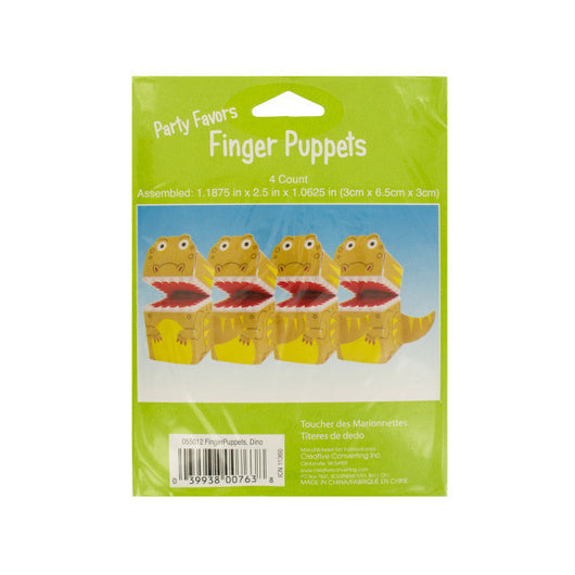 Dinosaur Finger Puppets Party Favors
