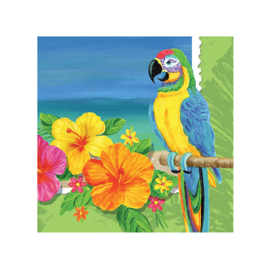 Tropical Vacation Lunch Napkins Set
