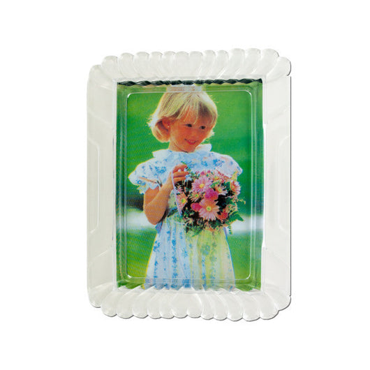 Clear Photo Frame With Hearts Design