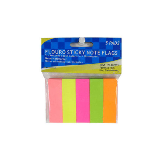 Colorful Sticky Note Flags, 5 Pads